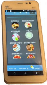 Pax A77 Menu
