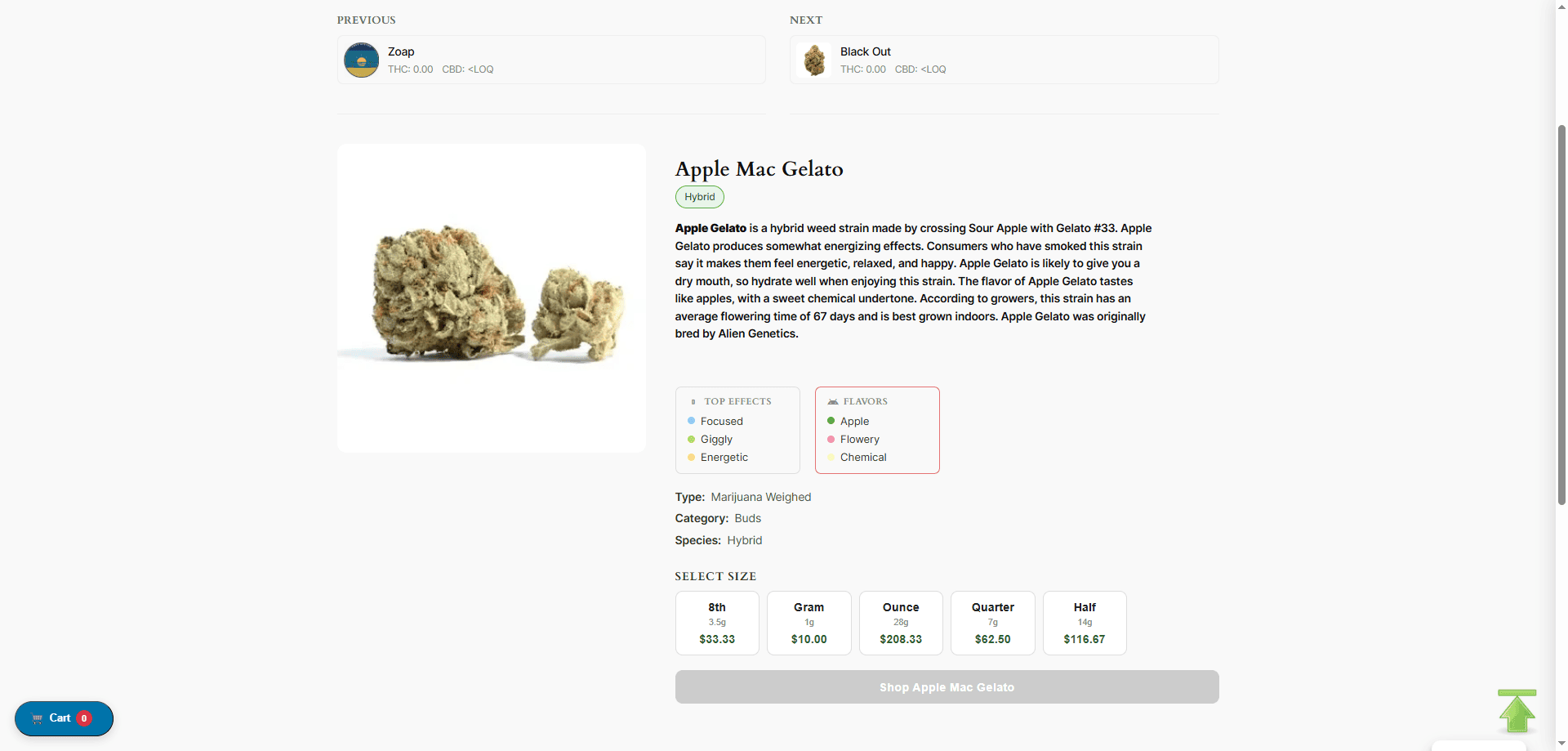 Cannabis Flower Catalog